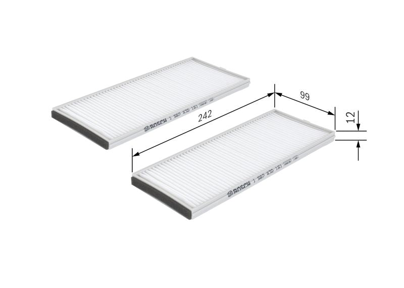 Bosch 1987432161 Filter, cabin air - 1