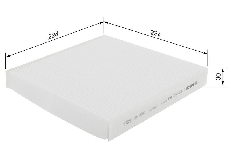 Bosch 1987432166 Filter, cabin air - 1