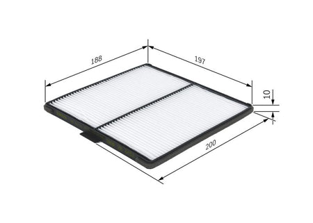 Bosch 1987432171 Filter, cabin air - 1