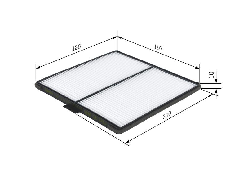 Bosch 1987432171 Filter, cabin air - 1