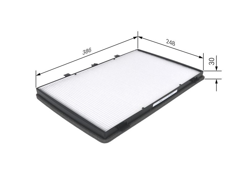 Bosch 1987432182 Filter, cabin air - 1