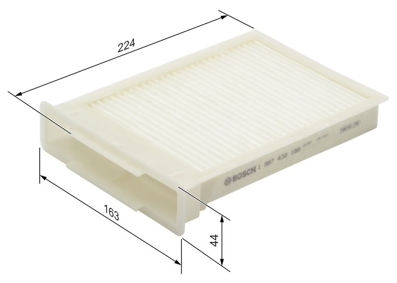 Bosch 1987432189 Filter, cabin air - 1