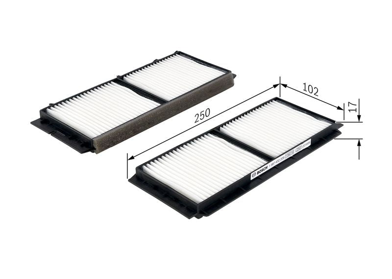 Bosch 1987432209 Filter, cabin air - 1