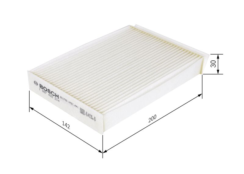Bosch 1987432214 Filter, cabin air - 1