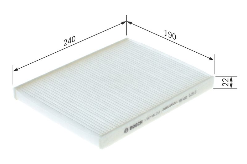 Bosch 1987432215 Filter, cabin air - 1