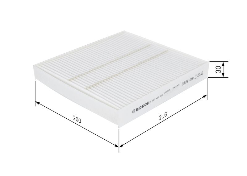 Bosch 1987432216 Filter, cabin air - 1