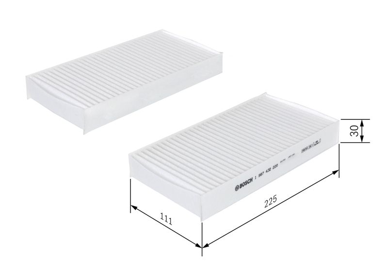 Bosch 1987432220 Filter, cabin air - 1