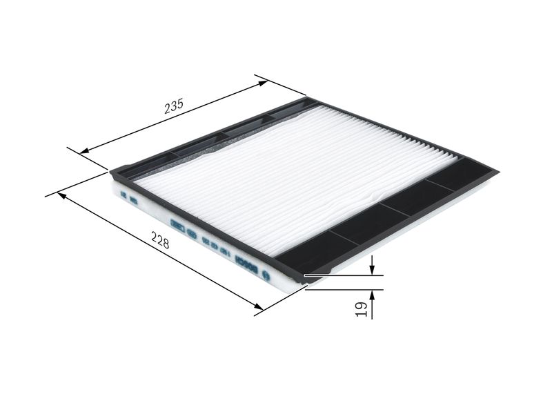 Bosch 1987432226 Filter, cabin air - 1
