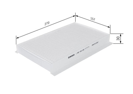 Bosch 1987432235 Filter, cabin air - 1