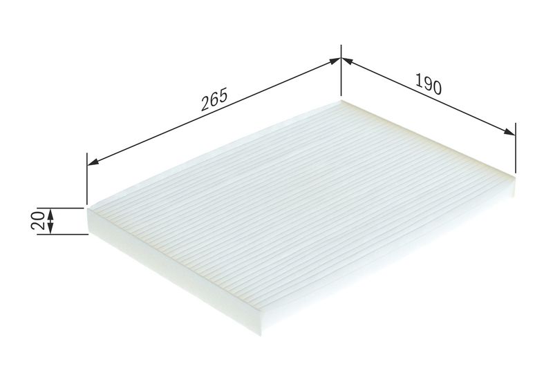 Bosch 1987432238 Filter, cabin air - 1