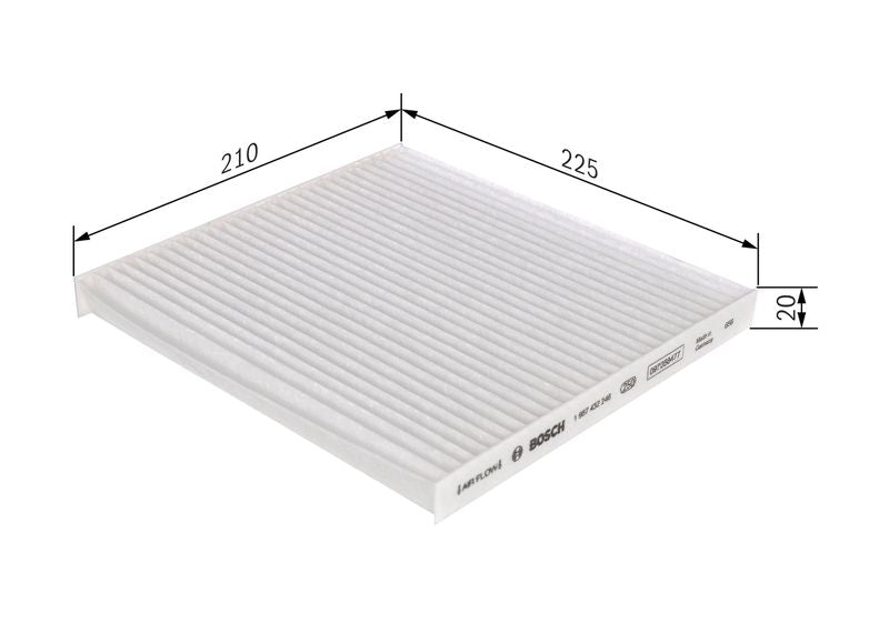 Bosch 1987432246 Filter, cabin air - 1