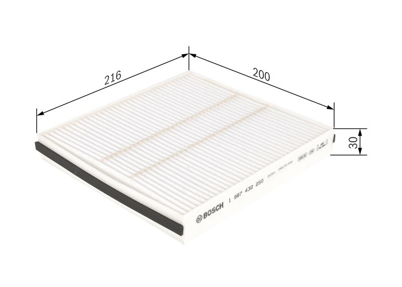 Bosch 1987432250 Filter, cabin air - 5