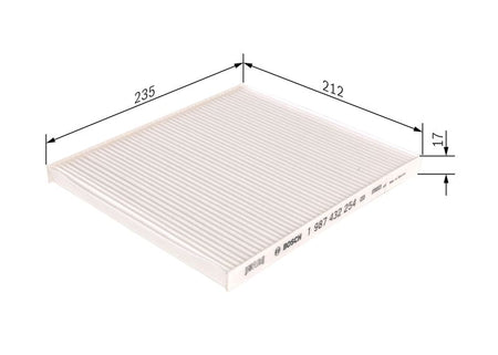Bosch 1987432254 Filter, cabin air - 1