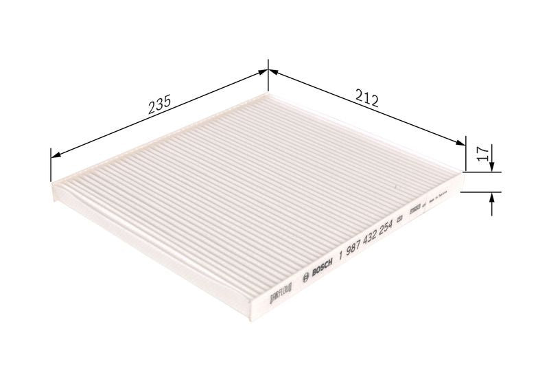 Bosch 1987432254 Filter, cabin air - 1