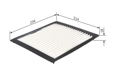 Bosch 1987432263 Filter, cabin air - 1