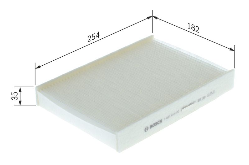 Bosch 1987432272 Filter, cabin air - 1