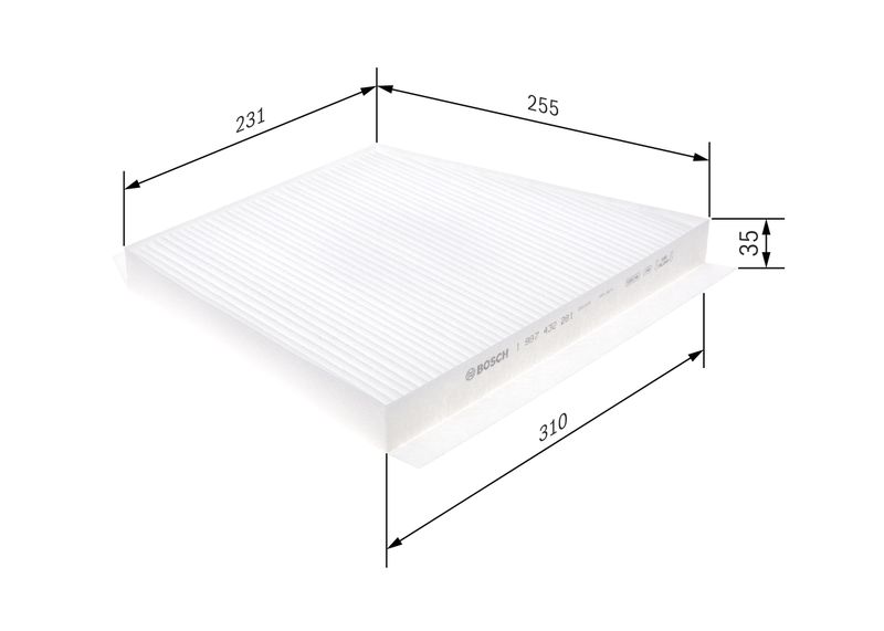 Bosch 1987432281 Filter, cabin air - 1