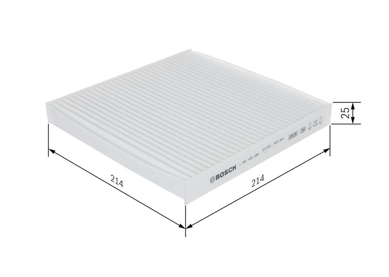 Bosch 1987432299 Filter, cabin air - 1