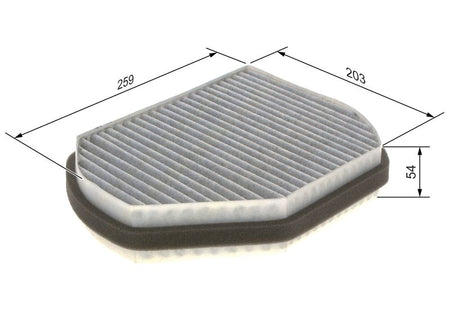 Bosch 1987432301 Filter, cabin air - 1