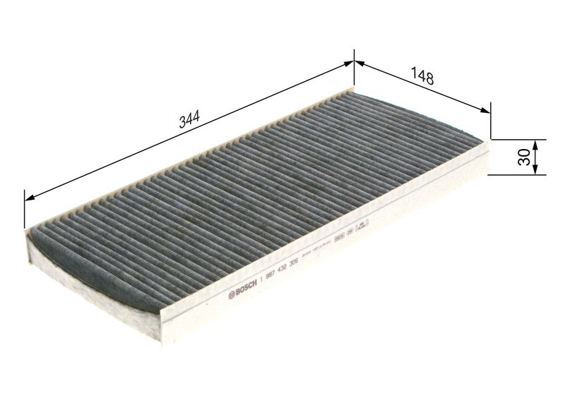 Bosch 1987432306 Filter, cabin air - 1