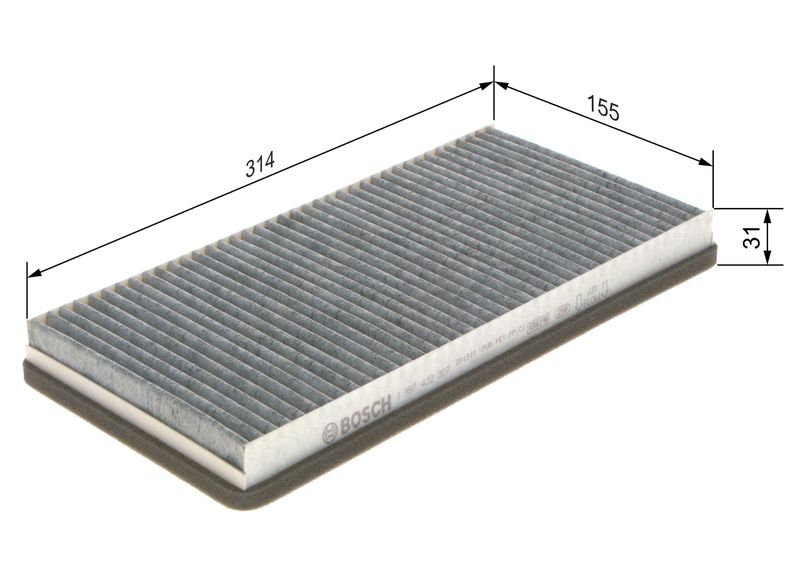 Bosch 1987432307 Filter, cabin air - 1