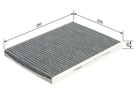 Bosch 1987432312 Filter, cabin air - 1