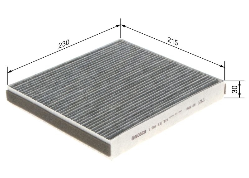 Bosch 1987432319 Filter, cabin air - 1