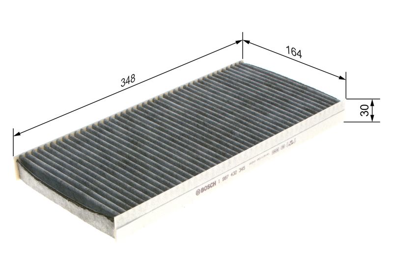 Bosch 1987432345 Filter, cabin air - 1