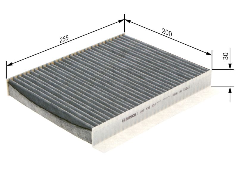 Bosch 1987432354 Filter, cabin air - 1