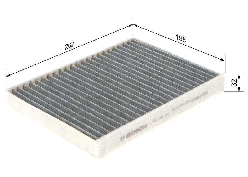 Bosch 1987432361 Filter, cabin air - 1