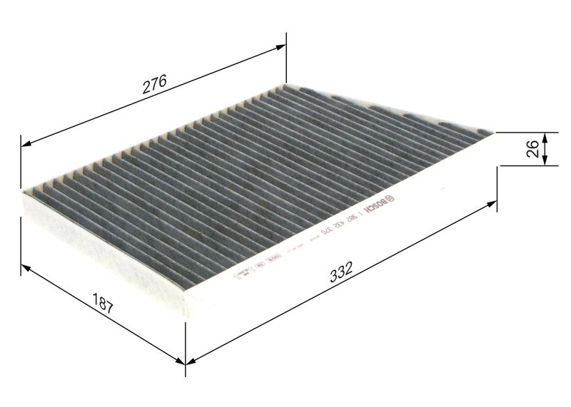 Bosch 1987432370 Filter, cabin air - 1