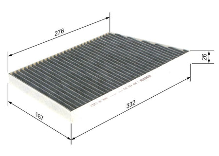 Bosch 1987432370 Filter, cabin air - 1
