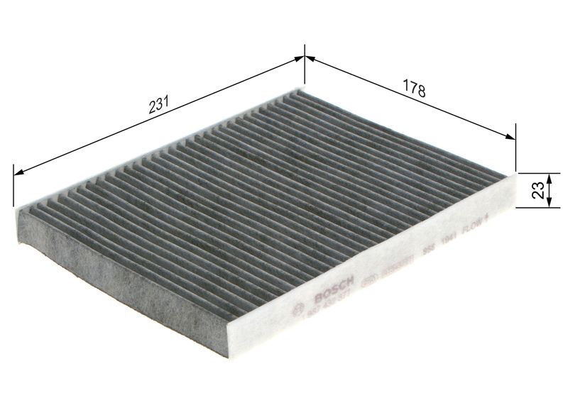 Bosch 1987432377 Filter, cabin air - 1