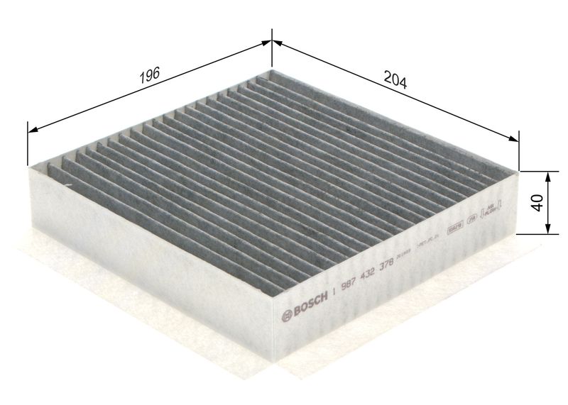 Bosch 1987432378 Filter, cabin air - 1