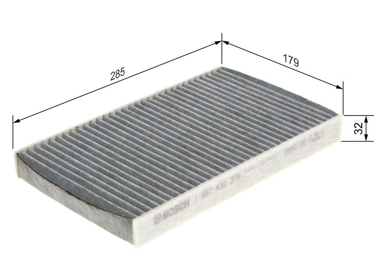Bosch 1987432379 Filter, cabin air - 1