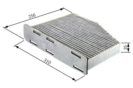 Bosch 1987432381 Filter, cabin air - 1