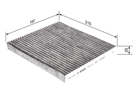 Bosch 1987432392 Filter, cabin air - 1