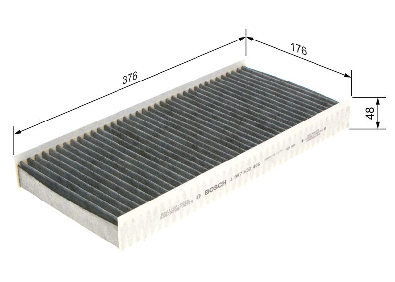 Bosch 1987432406 Filter, cabin air - 1