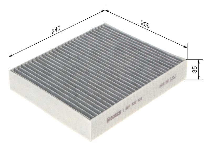 Bosch 1987432409 Filter, cabin air - 5