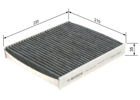 Bosch 1987432413 Filter, cabin air - 1