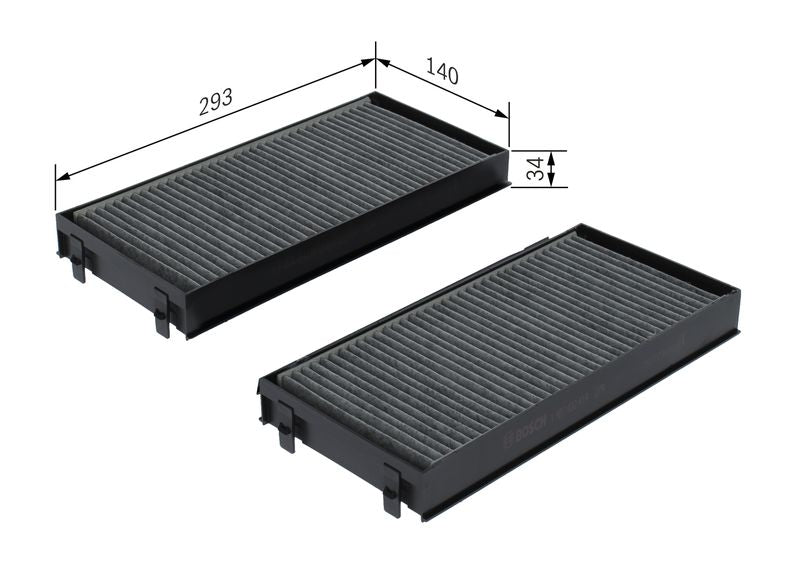 Bosch 1987432419 Filter, cabin air - 1