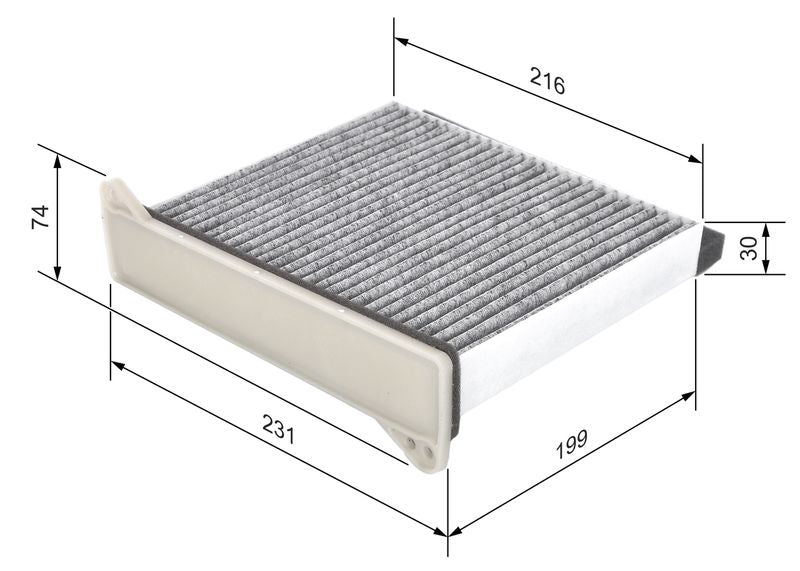 Bosch 1987432426 Filter, cabin air - 1
