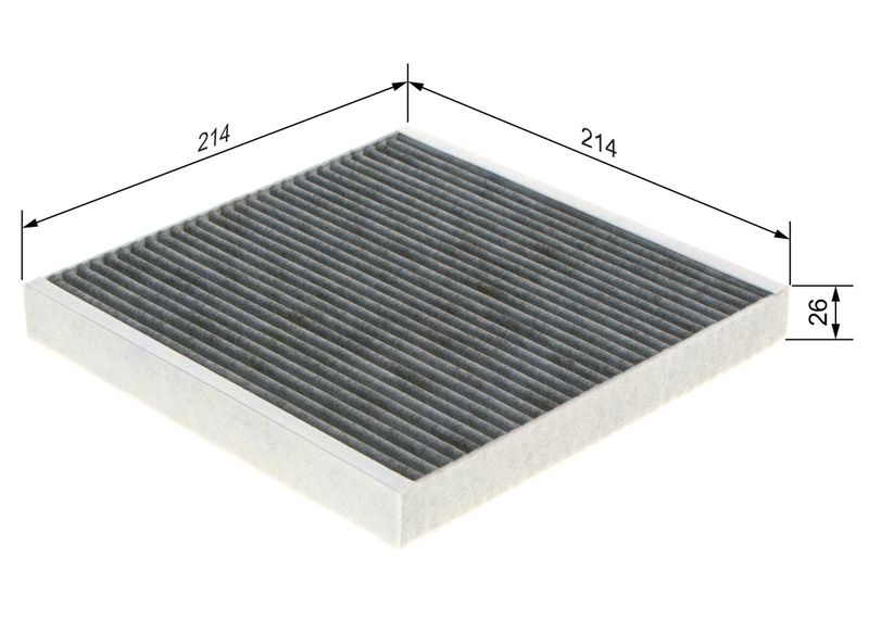 Bosch 1987432499 Filter, cabin air - 1