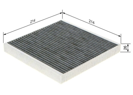 Bosch 1987432499 Filter, cabin air - 1
