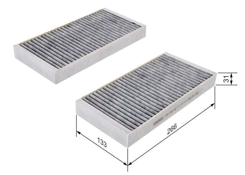 Bosch 1987432500 Filter, cabin air - 1