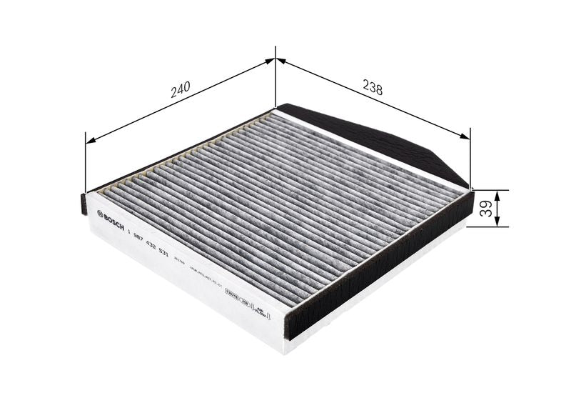 Bosch 1987432531 Filter, cabin air - 1
