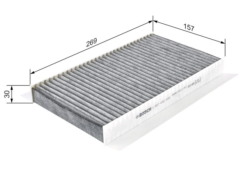 Bosch 1987432535 Filter, cabin air - 1