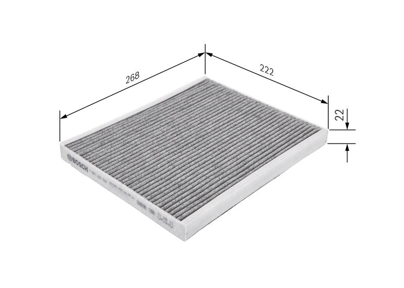 Bosch 1987432537 Filter, cabin air - 1