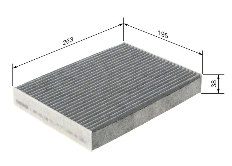 Bosch 1987432538 Filter, cabin air - 1