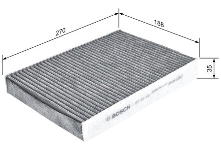 Bosch 1987432549 Filter, cabin air - 1